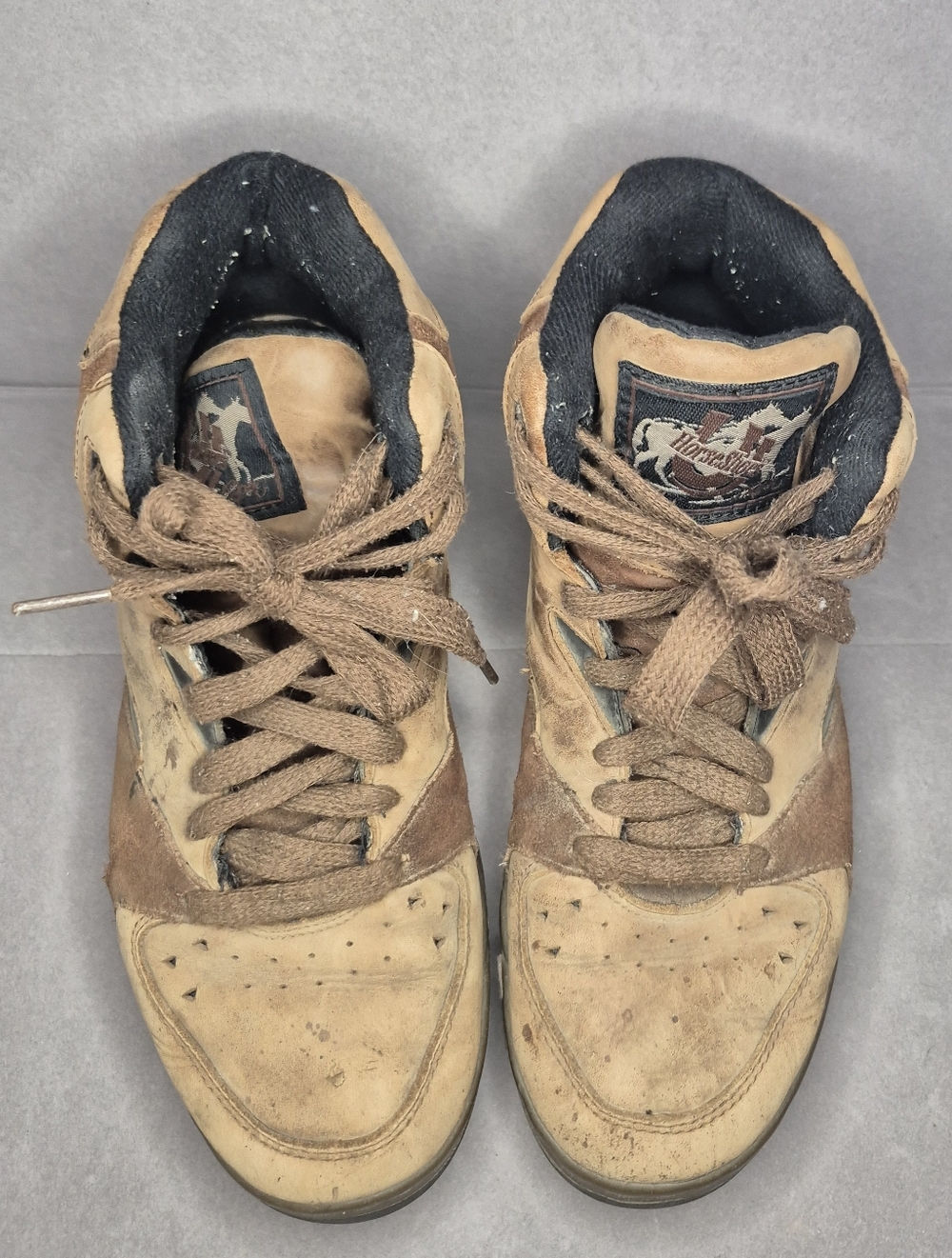 Ropers Horseshoe Men's Tan/Brown Work-Style Sneakers